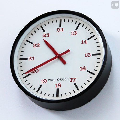 Vintage Industrial Clock British Post Office Clock 1980s FOR SALE UK