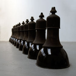 Industrial lamp shades, Kandem, bauhaus - industrial light - for sale UK