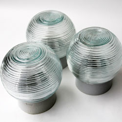 vintage industrial lamps, lights, east german, 1950s