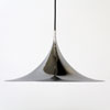 Fog & Morup Chrome Semi Pendant Lamp - Danish Lamp 1960's