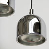 1970's Vintage Lamp - Staff Leuchten, Chrome Ceiling Light