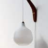 Vittsjo Luxus Ceiling Light Lamp 1950 1960 Teak Swedish