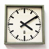 Industrial Clock - vintage factory clock - GW, 1960