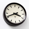 Pragotron Industrial Factory Clock Bakelite