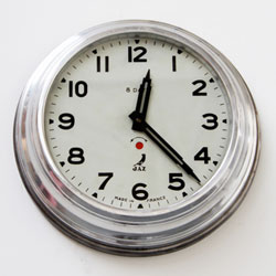 Jaz French Industrial Factory Clock