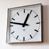 Pragotron Industrial Factory Clock Steel